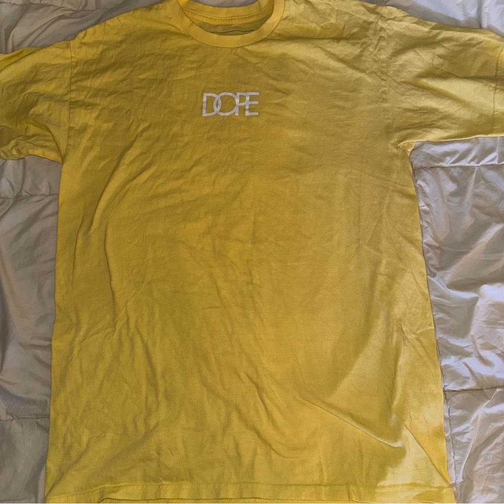 Yellow DOPE t-shirt